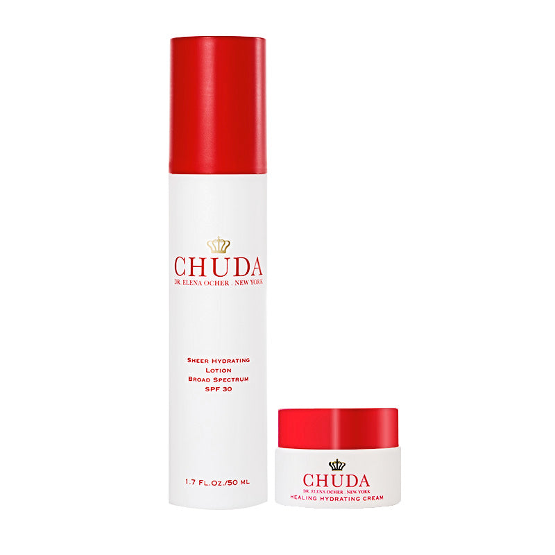 Sheer Hydrating Lotion SPF + Healing Hydrating Cream 5ml DUO Chuda